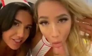 Mia Falls / Miafall Onlyfans cosplay nurse double blowjob!!!